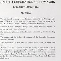 Executive Committee Meeting