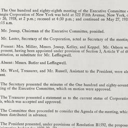 Executive Committee Meeting