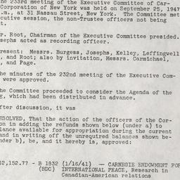 Executive Committee Meeting