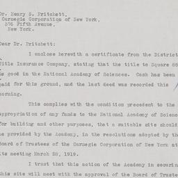 Board Meeting, 12/19/1919