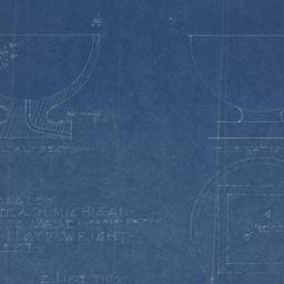 Concrete vase design details