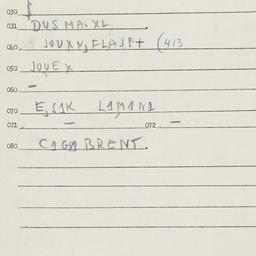 Eastern questionnaire, answ...