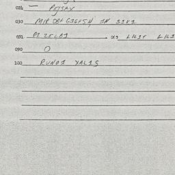 Eastern questionnaire, answ...