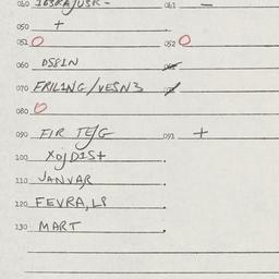 Eastern questionnaire, answ...
