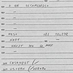 Eastern questionnaire, answ...