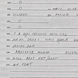 Eastern questionnaire, answ...