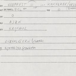 Eastern questionnaire, answ...