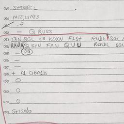 Eastern questionnaire, answ...