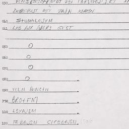 Eastern questionnaire, answ...