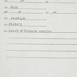 Eastern questionnaire, answ...