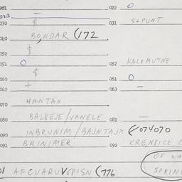 Eastern questionnaire, answ...