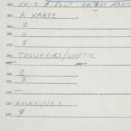 Eastern questionnaire, answ...