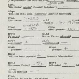 Western questionnaire, answ...