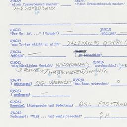 Western questionnaire, answ...