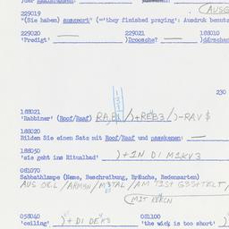 Western questionnaire, answ...