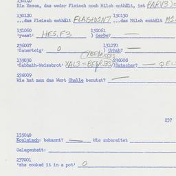 Western questionnaire, answ...