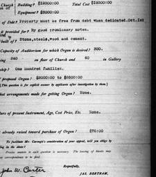 Carnegie Church Organs, Owa...