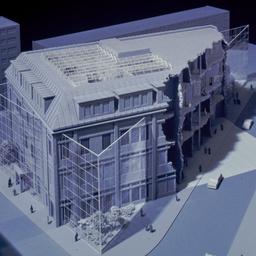 Model, aerial view.