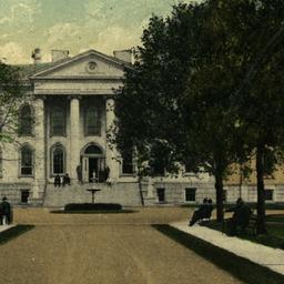 Front View of the Hospital,...