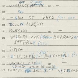Eastern questionnaire, answ...