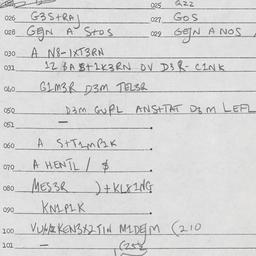 Eastern questionnaire, answ...