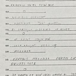 Eastern questionnaire, answ...