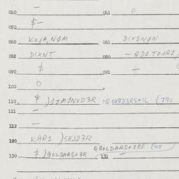 Eastern questionnaire, answ...