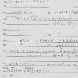 Eastern questionnaire, answ...
