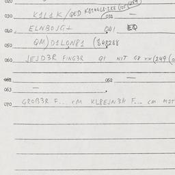 Eastern questionnaire, answ...