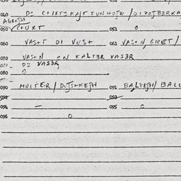 Eastern questionnaire, answ...