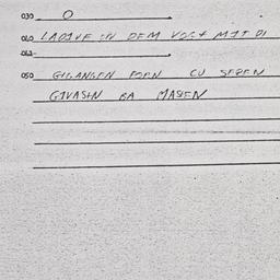 Eastern questionnaire, answ...