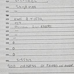 Eastern questionnaire, answ...
