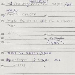 Eastern questionnaire, answ...