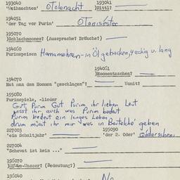 Western questionnaire, answ...