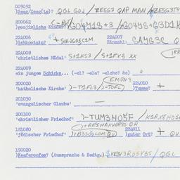 Western questionnaire, answ...