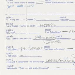 Western questionnaire, answ...