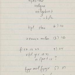 Eastern questionnaire, blue...