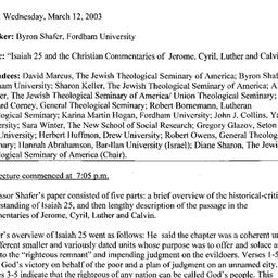 Minutes, 2003-03-12. The St...