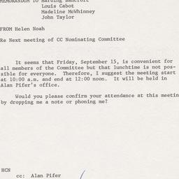 Nominating Committee