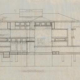 East elevation, front [verso]