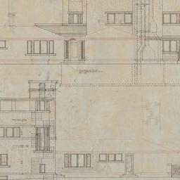 Working drawing #4: East, w...