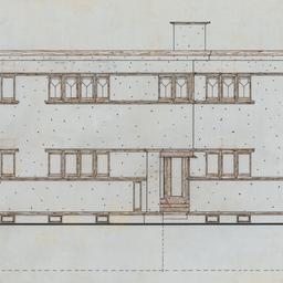 Entrance elevation