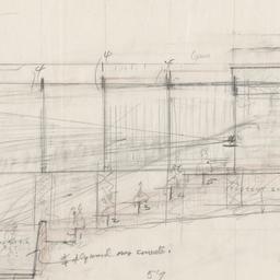 Pavilion longitudinal section