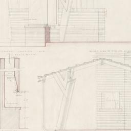 New dining area plan, sections
