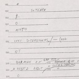 Eastern questionnaire, answ...