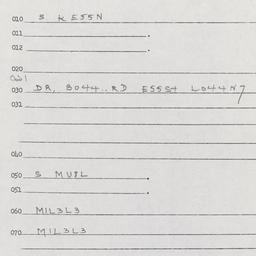 Western questionnaire, answ...