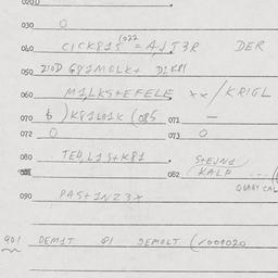 Eastern questionnaire, answ...