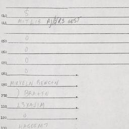 Eastern questionnaire, answ...