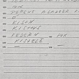 Eastern questionnaire, answ...