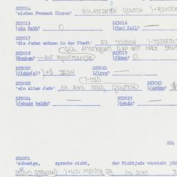 Western questionnaire, answ...